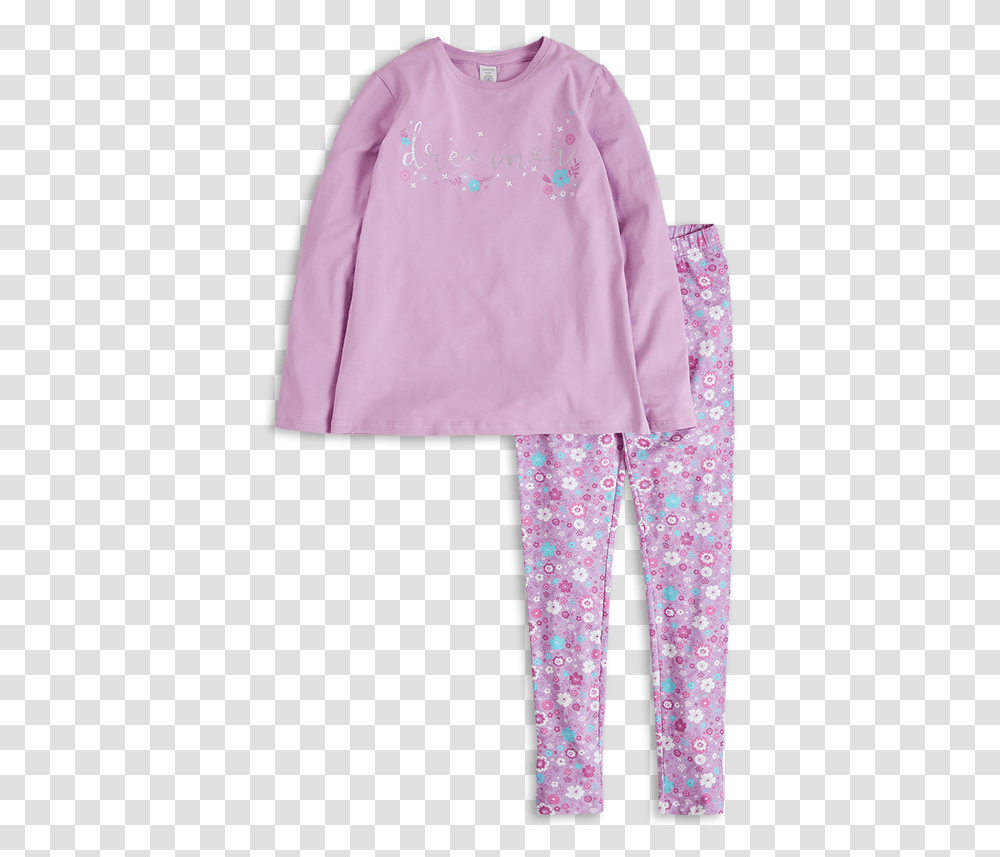 Download Pyjamas Lilac Pajamas Image With No Pajamas, Clothing, Apparel, Sleeve, Long Sleeve Transparent Png
