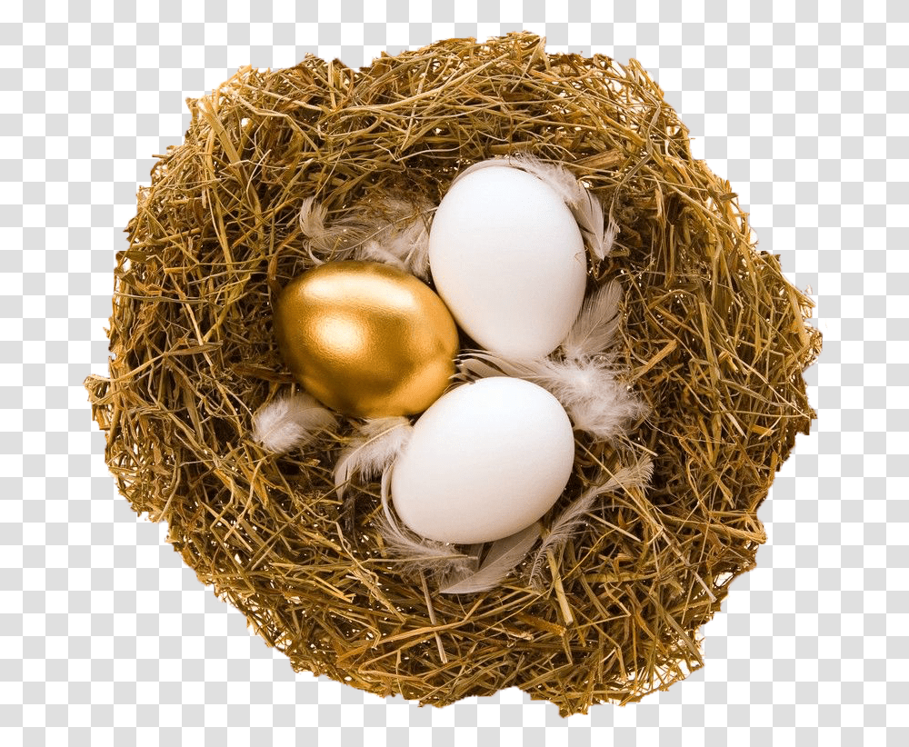 Download Quail Bird Nest Egg Golden Egg Necklace Paskalya Altn Yumurta, Food, Fungus Transparent Png