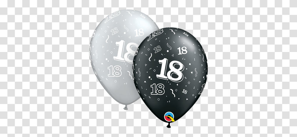 Download Qualatex 18th Birthday Helium Birthday Balloons, Soccer Ball, Football, Team Sport, Sports Transparent Png
