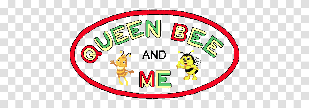 Download Queen Bee Cartoon, Text, Logo, Symbol, Trademark Transparent Png