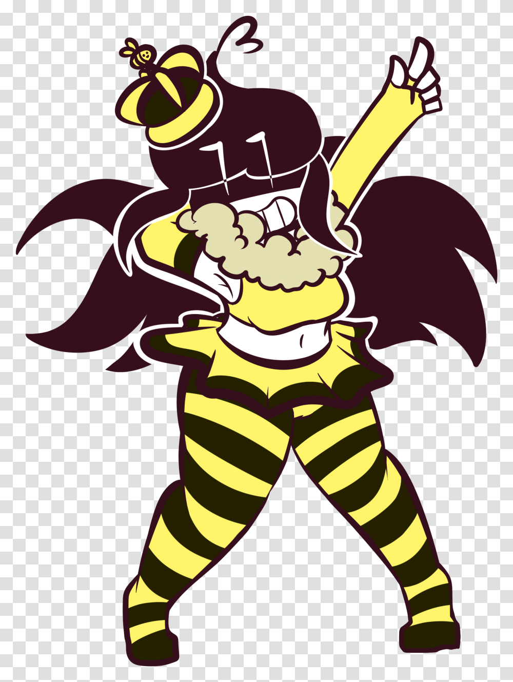 Download Queen Bee Jay Cartoon Full Size Image Pngkit Fan Art Queen Bee Terraria, Person, Human, Performer, Pirate Transparent Png