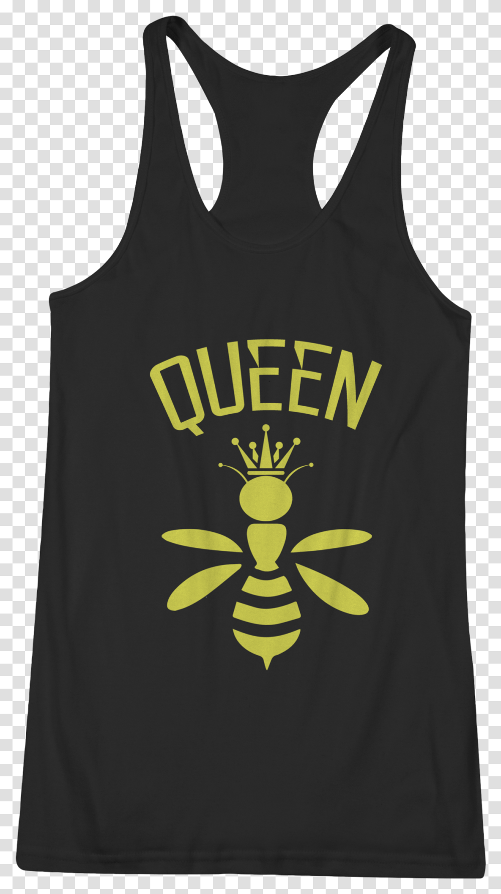 Download Queen Bee Sleeveless Shirt, Clothing, Apparel, T-Shirt, Tank Top Transparent Png