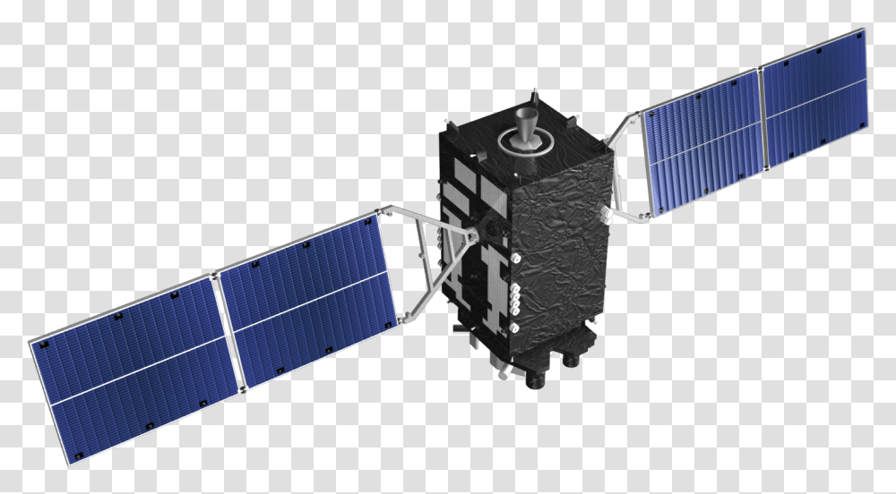 Download Qzs Type 2 With No Background Space Satellite Satellite, Solar Panels Transparent Png