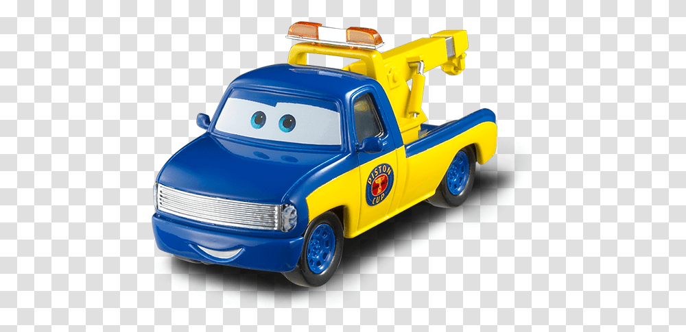 Download Racetowtrucktomlarge Cars Piston Cup Tow Truck Cars Race Tow Truck Tom, Vehicle, Transportation, Automobile, Toy Transparent Png