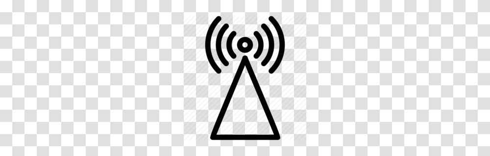 Download Radio Antenna Clipart Aerials Radio, Triangle, Sundial Transparent Png