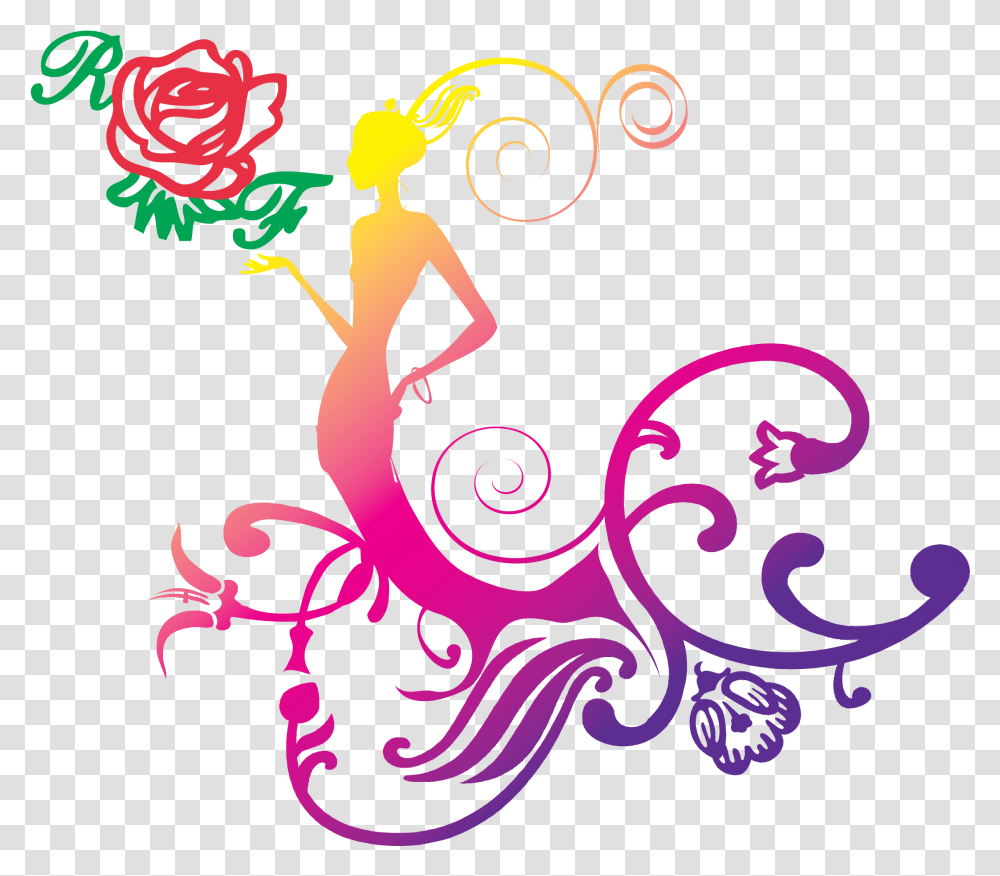 Download Raheeq Flowers Raheeq Flower Logo Image With Raheeq Flowers Logo, Graphics, Art, Dance Pose, Leisure Activities Transparent Png
