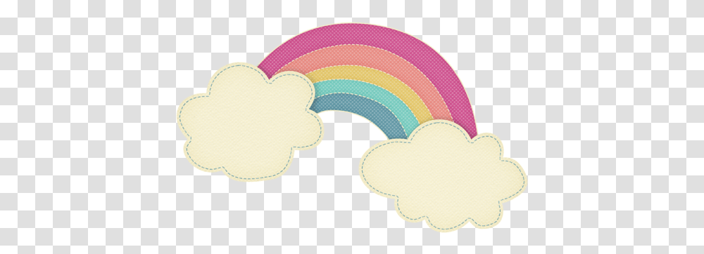 Download Rainbow Cloud Cartoon Clouds Clip Rainbow Clouds Clipart, Graphics, Baseball Cap, Hat, Clothing Transparent Png