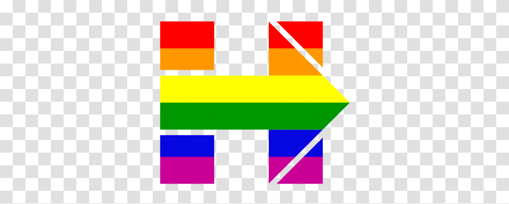 Download Rainbow Flag Free Image And Clipart, Triangle, Lighting Transparent Png