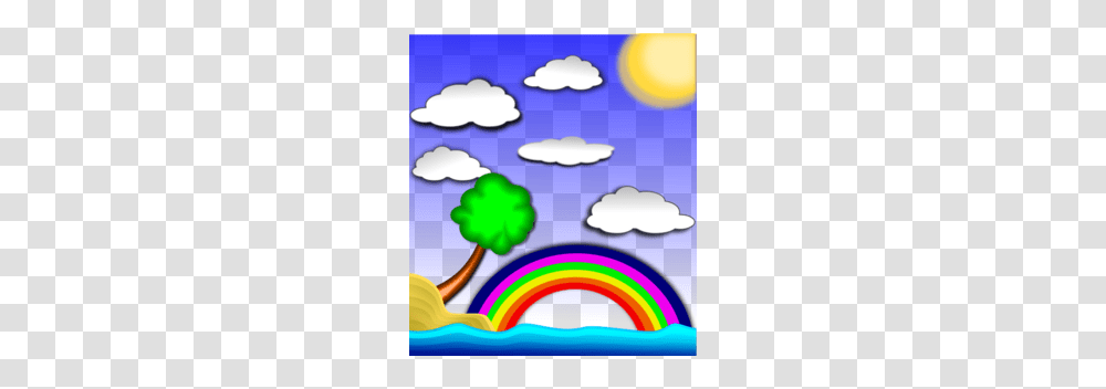 Download Rainbow In The Sky Clipart Computer Icons Clip Art, Nature, Outdoors, Bubble Transparent Png