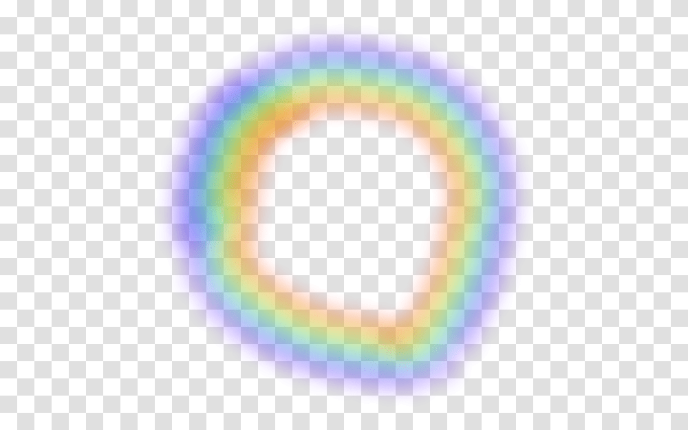 Download Rainbow Rainbowlight Circle Rainbow Lighting, Nature, Dye, Land, Outdoors Transparent Png