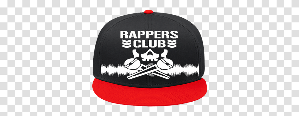 Download Rappers Club Bullet Club Full Size Image Baseball Cap, Clothing, Hat, Label, Text Transparent Png