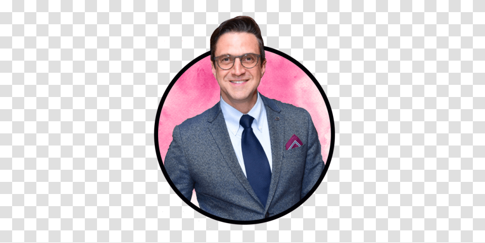 Download Raul Watercolor Circle Gentleman, Tie, Accessories, Person, Suit Transparent Png