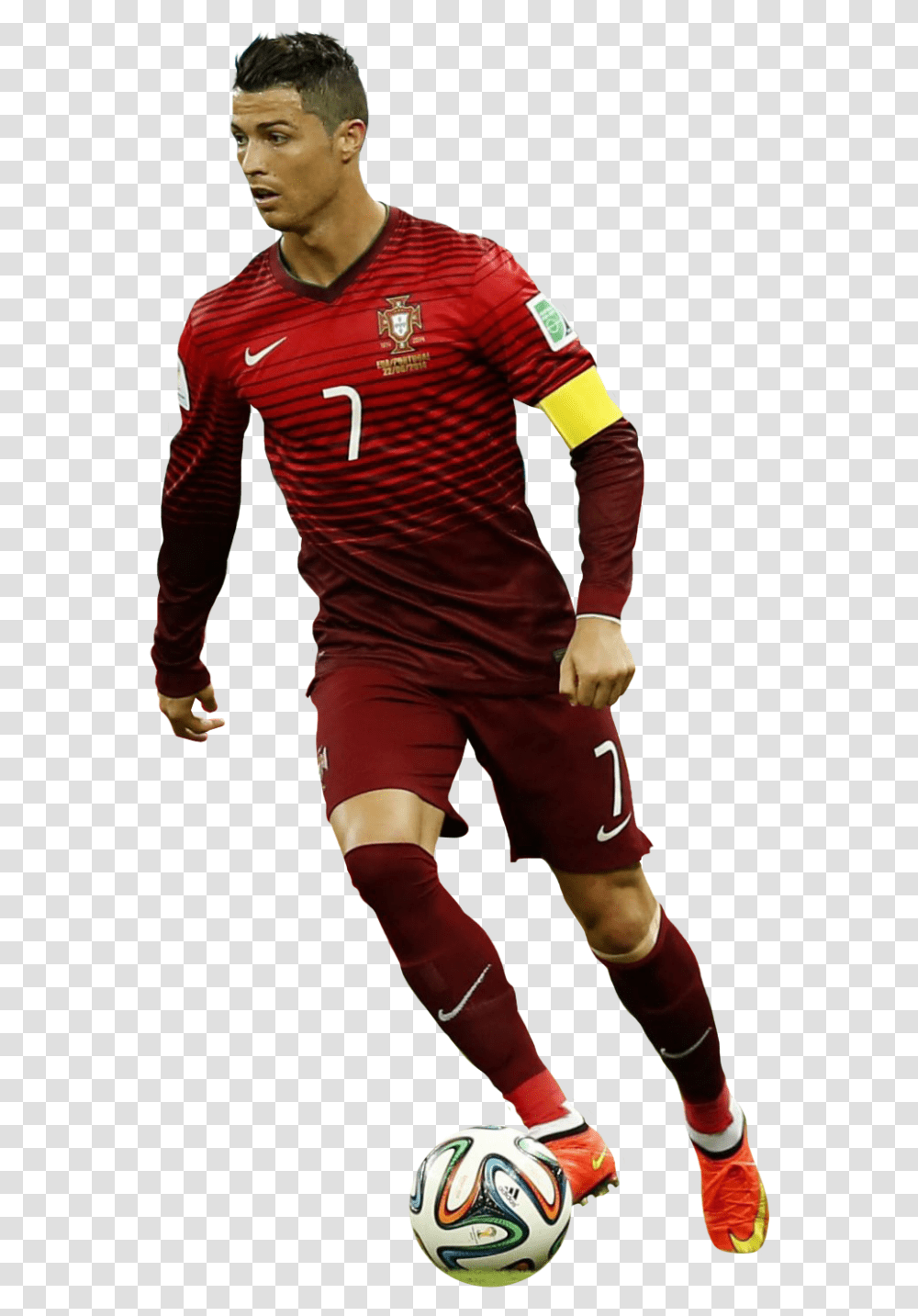 Download Real Cristiano Portugal Messi Madrid Ronaldo Cristiano Ronaldo Portugal Fc, Clothing, Person, Shorts, Soccer Ball Transparent Png