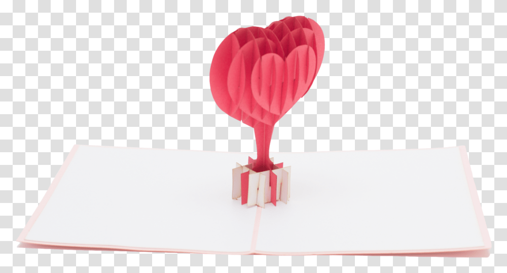 Download Red Balloon Heart Pop Up Card Heart Full Size Rose, Lollipop, Candy, Food, Brush Transparent Png