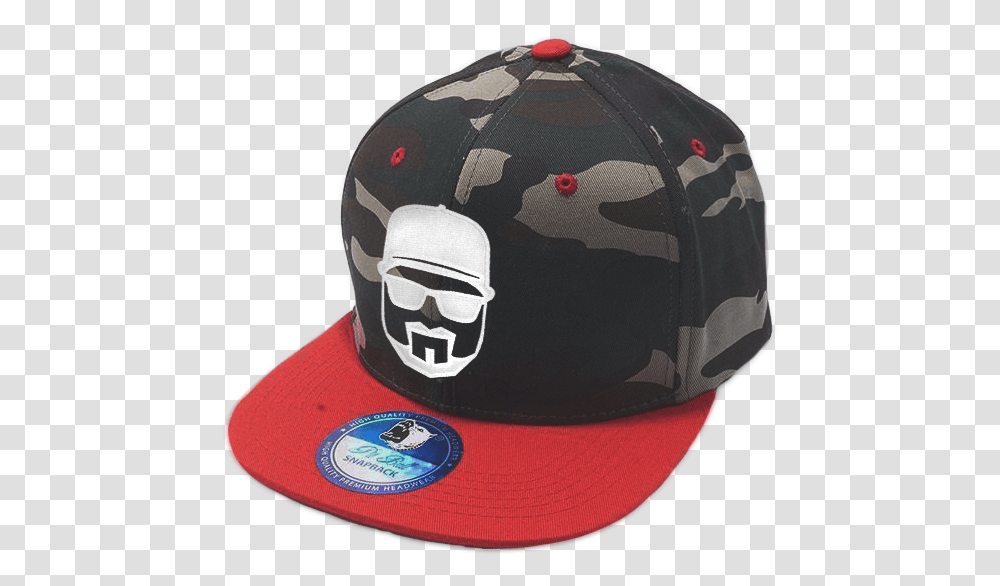 Download Red Camo Snapback Image Baseball Cap, Clothing, Apparel, Hat, Helmet Transparent Png