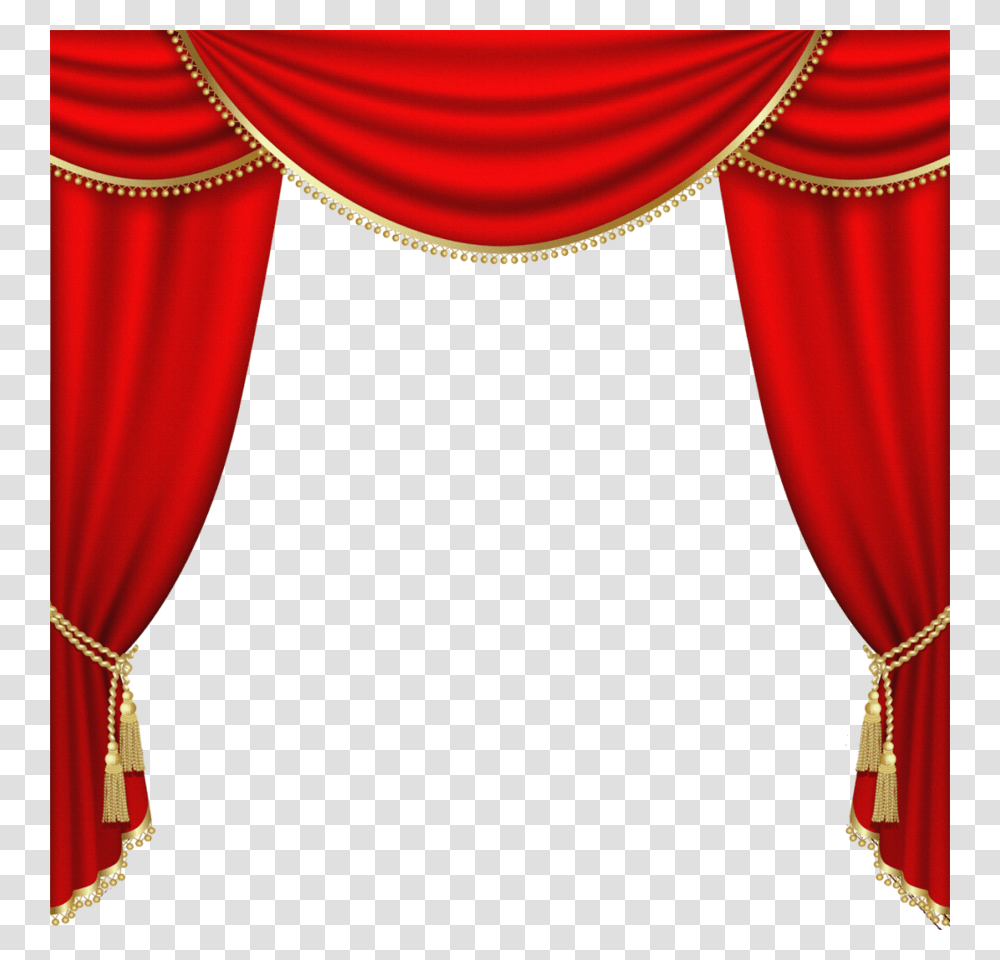 Download Red Curtain Clipart Curtain Clip Art Curtain, Stage, Indoors, Person, Human Transparent Png