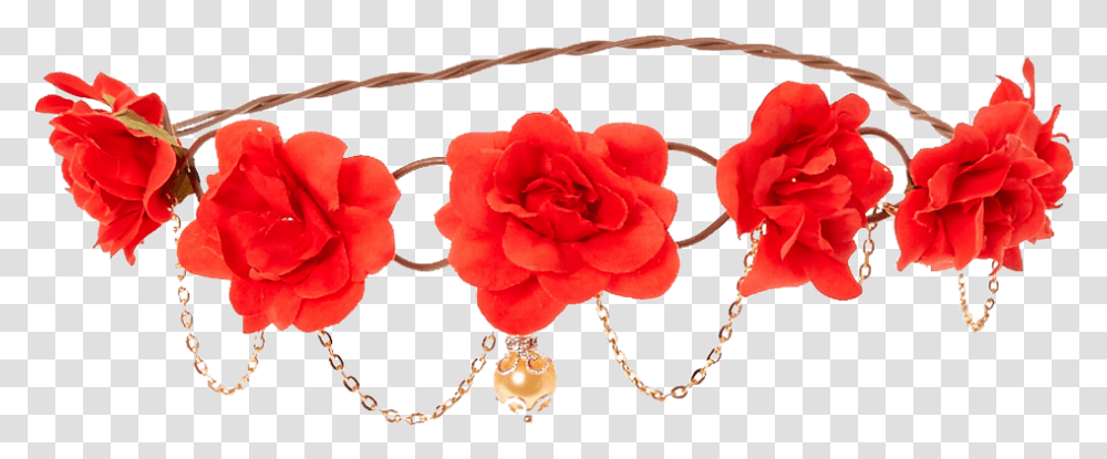 Download Red Flower Crown Red Flower Crown, Accessories, Accessory, Jewelry, Plant Transparent Png