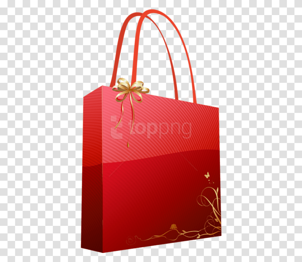 Download Red Giftbag Picture, Shopping Bag, Sack Transparent Png