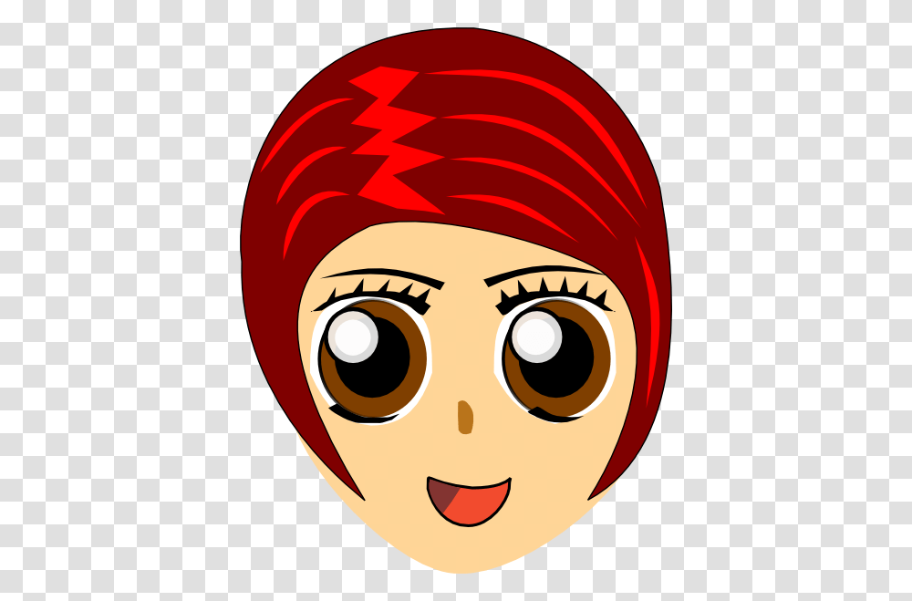 Download Red Hair Girl Clipart, Hat, Food Transparent Png