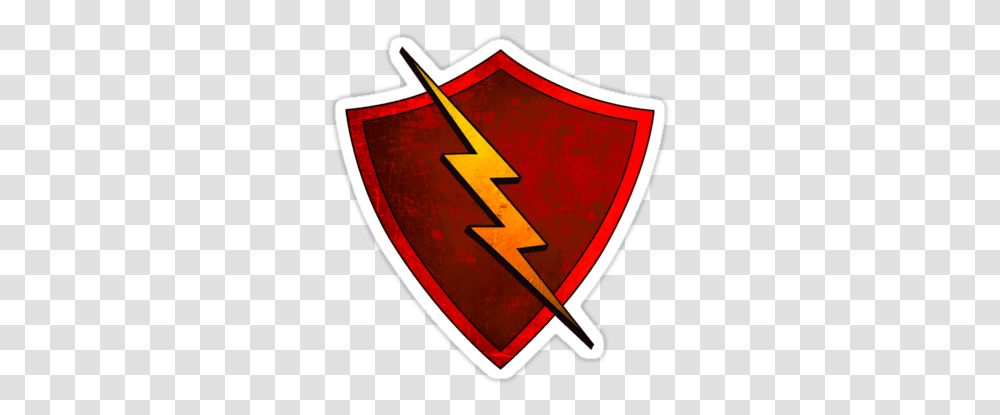 Download Red Lightning Cliparts Red Image With No Shield With A Lightning Bolt, Armor Transparent Png