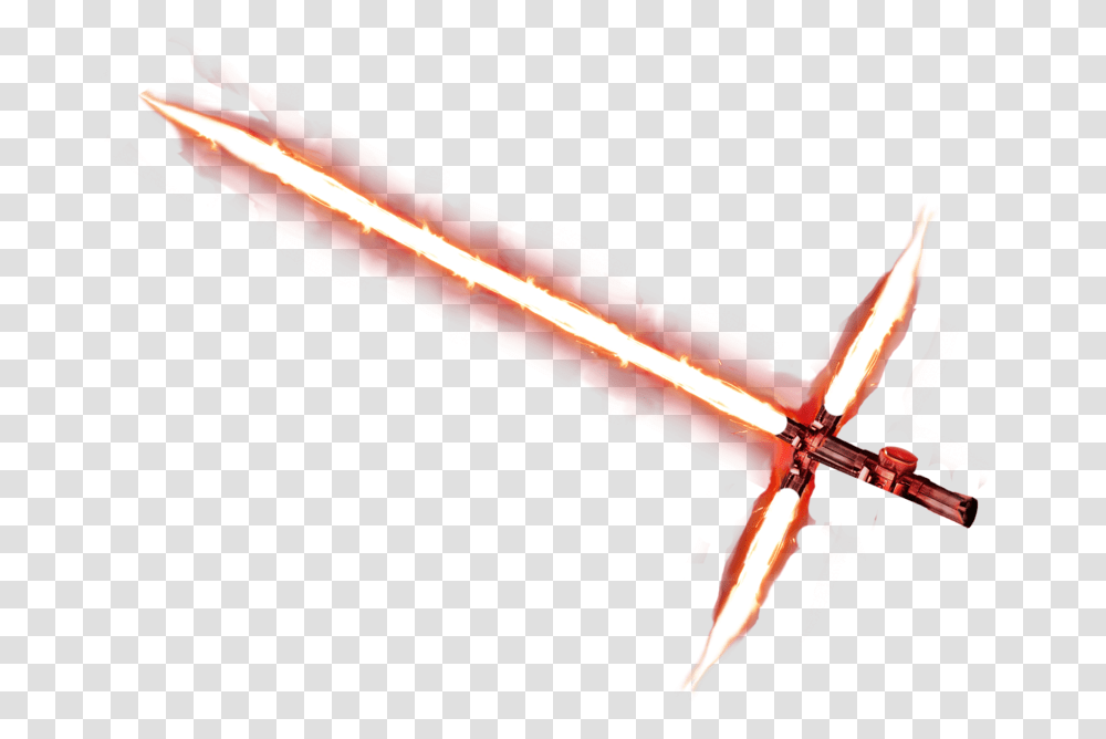 Download Red Lightsaber By Philman Star Wars Lightsaber Drawing, Machine, Aircraft, Vehicle, Transportation Transparent Png