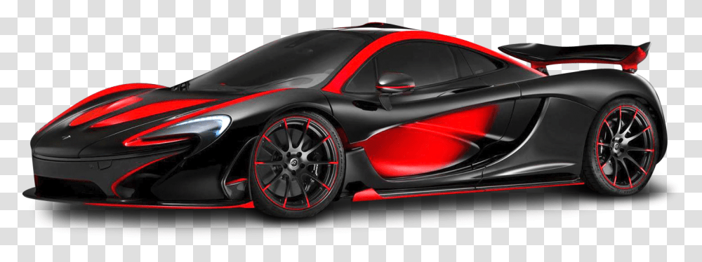 Download Red Mclaren P1 Special Operations Car Image For Mclaren P1 Black And Red, Vehicle, Transportation, Tire, Wheel Transparent Png