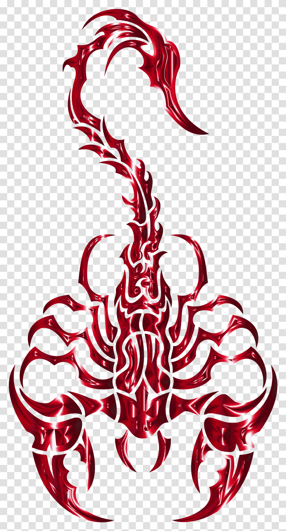 Download Red Scorpio Symbol Image For Free Tribal Scorpion, Hook, Dragon, Hand, Dynamite Transparent Png