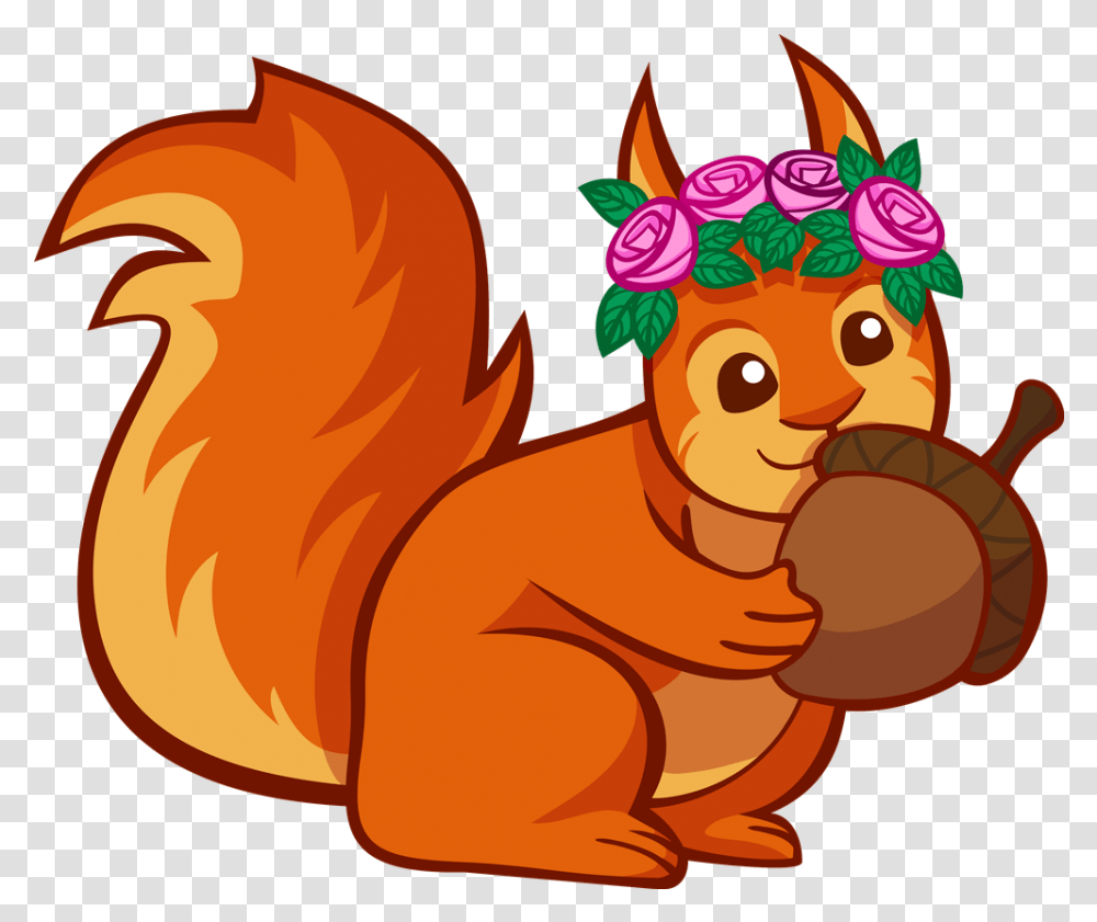 Download Red Squirrel Clipart Background Clipart Background Squirrel, Plant, Animal, Mammal, Seed Transparent Png