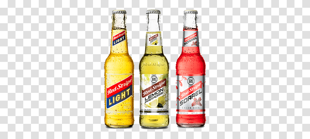 Download Red Stripe Light Beer Red Stripe Sorrel Beer, Alcohol, Beverage, Drink, Bottle Transparent Png