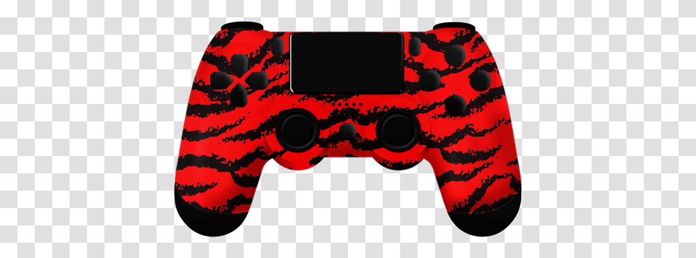 Download Red Tiger Controllers Ps4 Video Games, Electronics, Car, Vehicle, Transportation Transparent Png