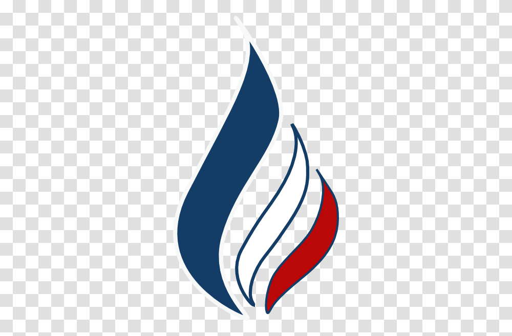 Download Red White And Blue Flame Red White And Blue Flame, Text, Logo, Symbol, Trademark Transparent Png