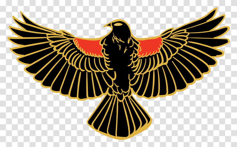 Download Red Winged Black Bird Prismatic Color Wheel Michel Eugene Chevreul Color Theory, Symbol, Emblem, Logo, Trademark Transparent Png