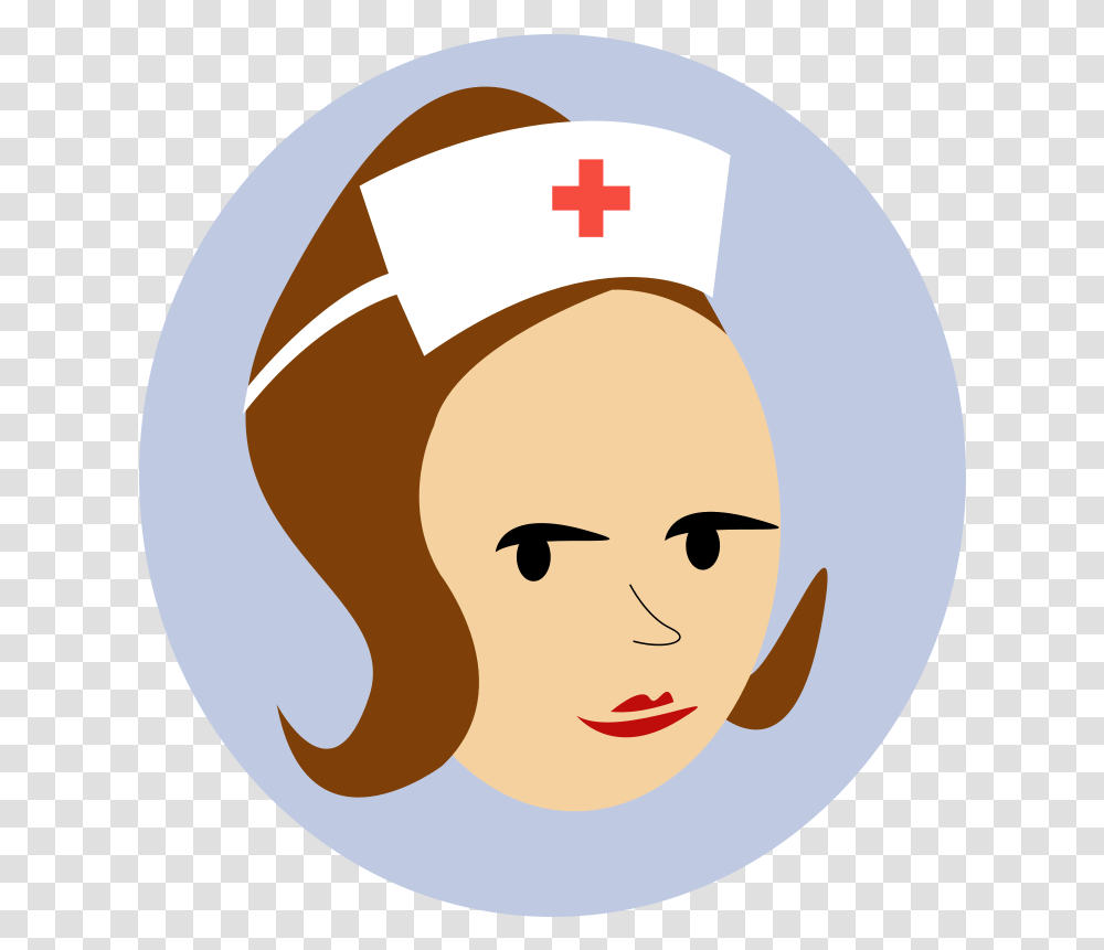 Download Remarkable Design Free Clip Art Nurse Https Nurse Clip Art, Logo, Symbol, Trademark, Face Transparent Png