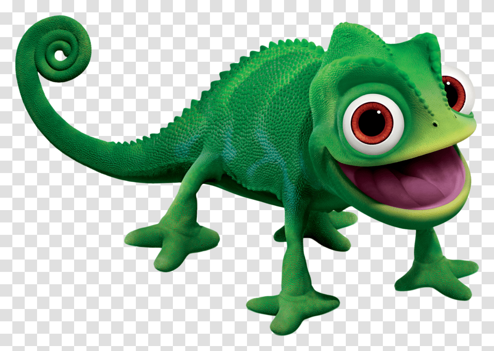 Download Reptile Chameleon Game Video Rapunzel Tangled The Pascal From Tangled, Toy, Animal, Lizard, Iguana Transparent Png