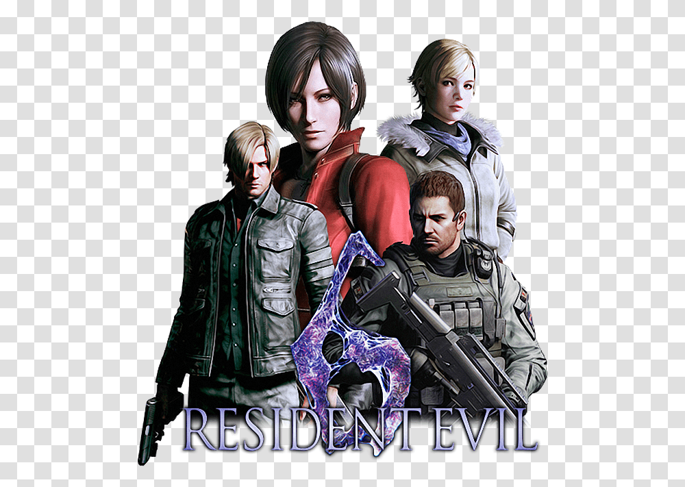 Download Resident Evil Resident Evil 6 Icon, Person, Human, People, Poster Transparent Png