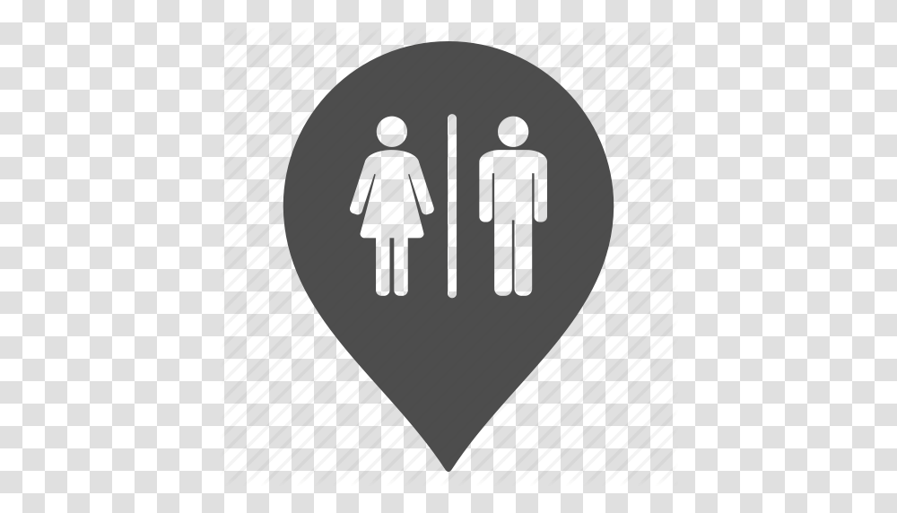 Download Restroom Map Symbol Clipart Public Toilet Bathroom Clip, Clock Tower, Architecture, Building, Plectrum Transparent Png