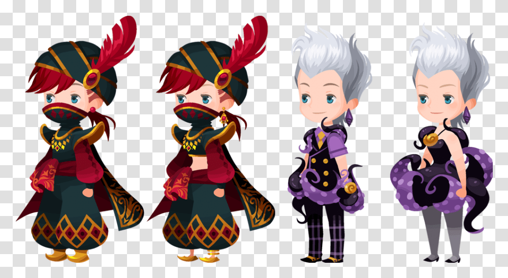 Download Returning Jafar Ursula Boards Kingdom Hearts 3 Jafar, Person, Costume, Doll, Toy Transparent Png