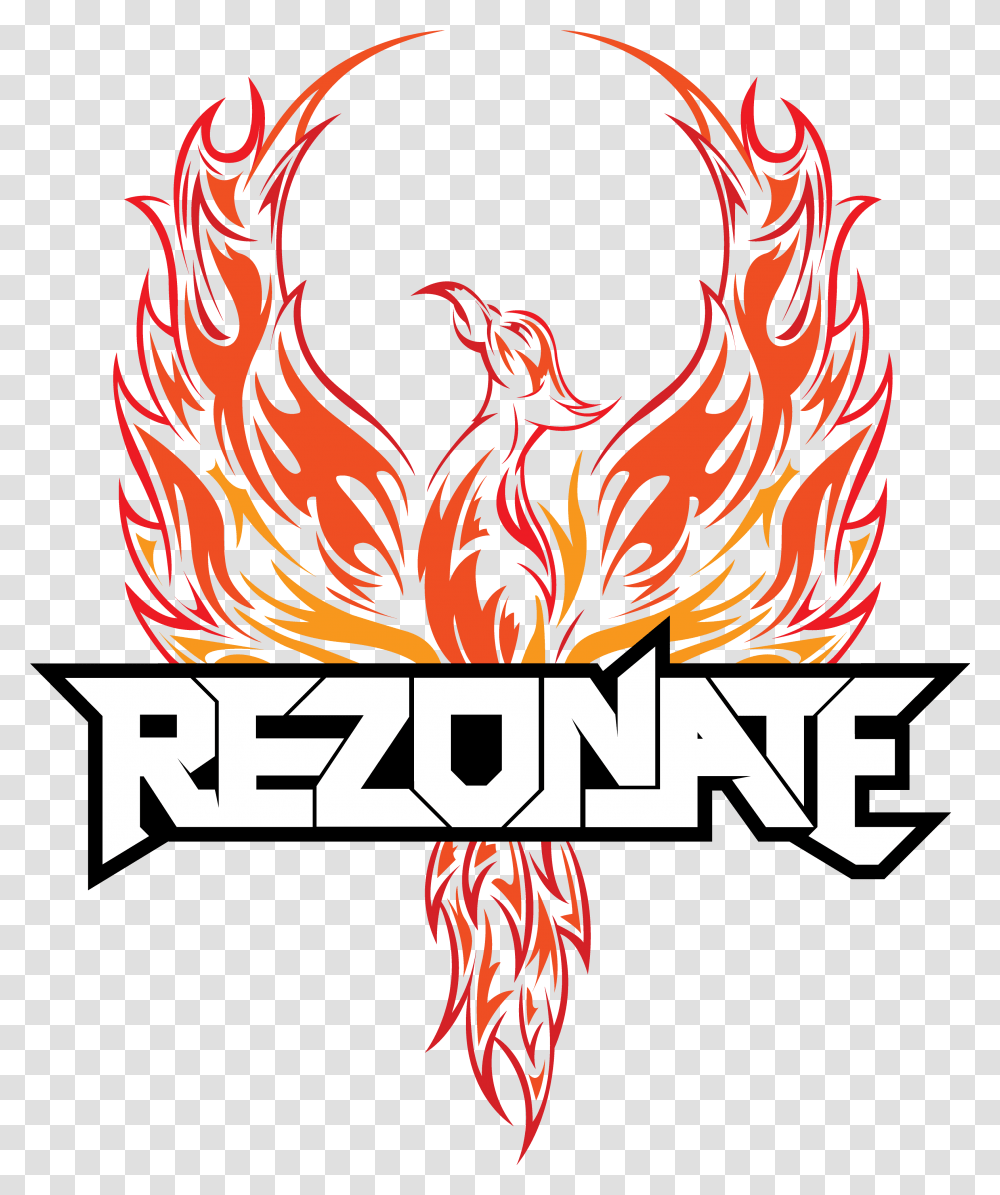 Download Rezonate Monstercat Artist Logo Monstercat Rezonate Logo, Fire, Flame, Symbol, Trademark Transparent Png