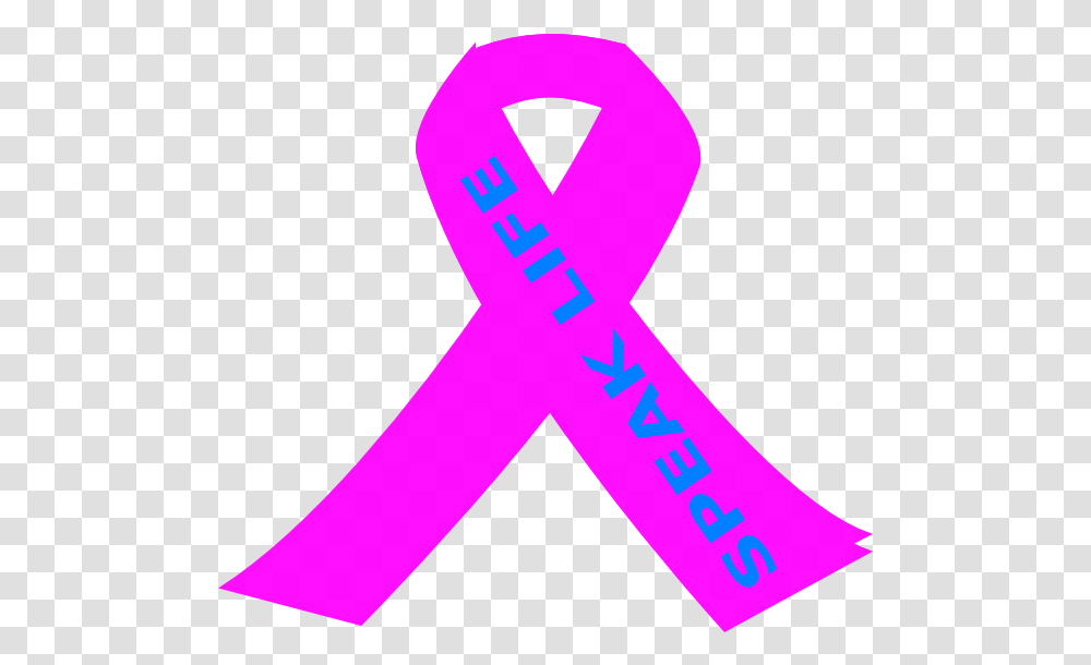 Download Ribbon Breast Cancer Logo Image With No Hot Pink Cancer Ribbon, Alphabet, Text, Symbol, Sock Transparent Png