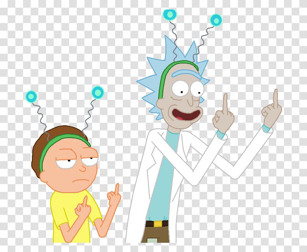 Download Rick And Morty Hd Rick And Morty, Person, Human, Juggling, Performer Transparent Png