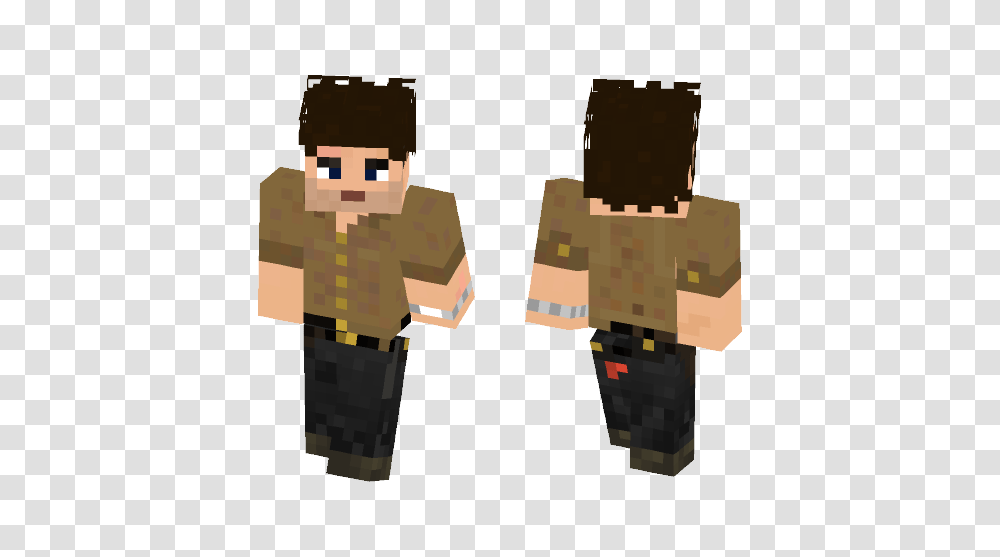 Download Rick Grimes, Toy, Minecraft, Cape Transparent Png