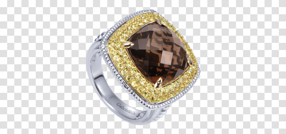 Download Ring Sil Smoke Qtz Yel Sapp Solid, Accessories, Accessory, Diamond, Gemstone Transparent Png