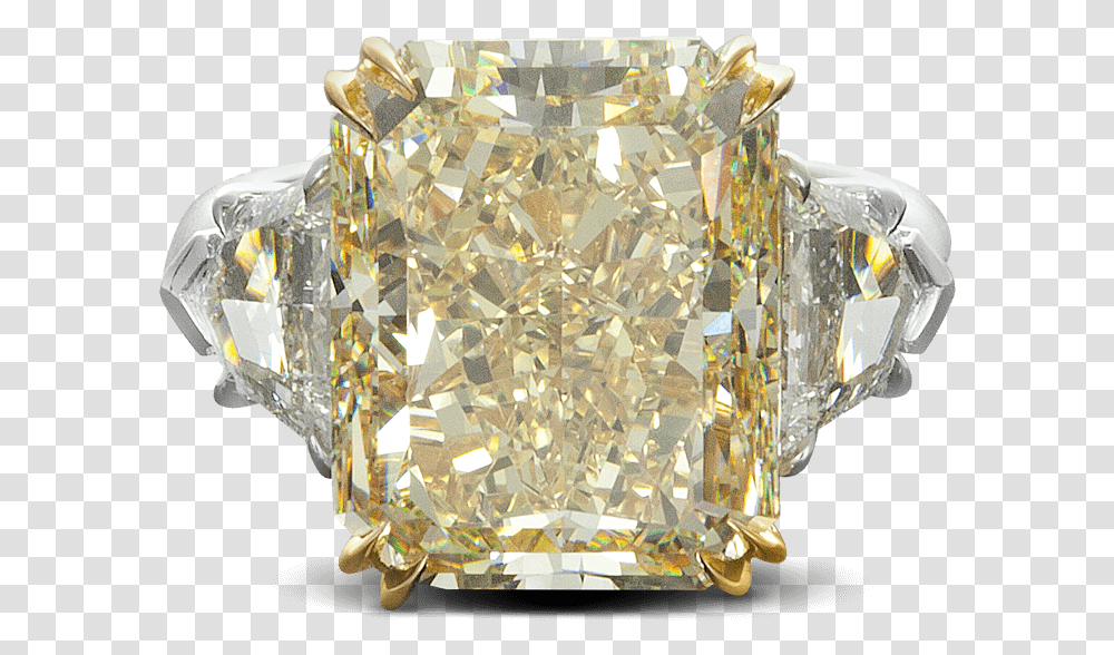 Download Ring Trio Yellow Diamond Three Stone Platinum Gold Crystal, Gemstone, Jewelry, Accessories, Accessory Transparent Png