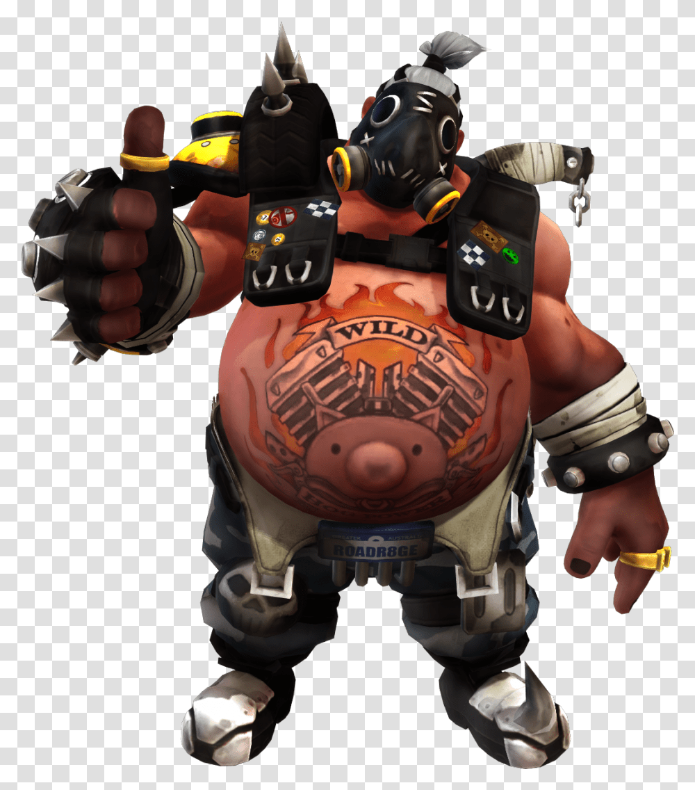 Download Roadhog Image With No Roadhog, Overwatch, Person, Human, Weapon Transparent Png