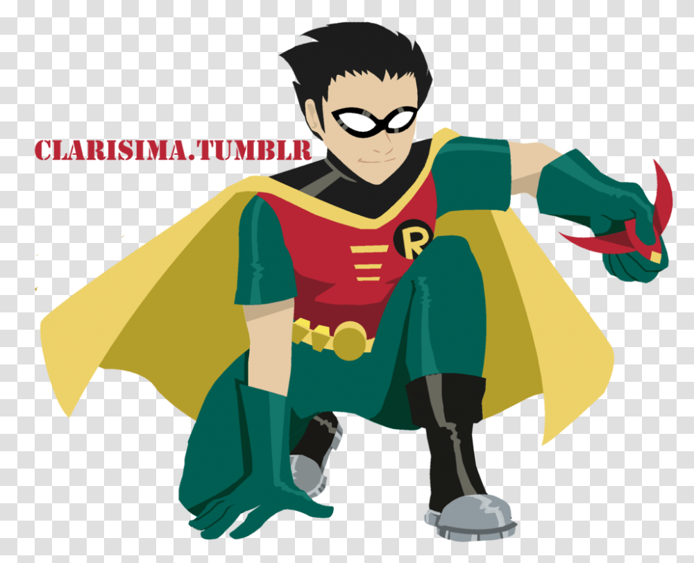 Download Robin Clipart Cartoon, Clothing, Person, Book, Cloak Transparent Png