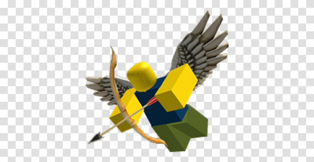 Download Roblox Noob Roblox Image With No Background Bow, Arrow, Symbol, Bird, Animal Transparent Png