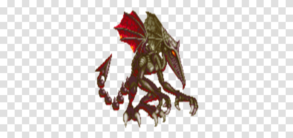 Download Roblox Ridley Image With Metroid Zero Mission Ridley, Dragon, Hook Transparent Png