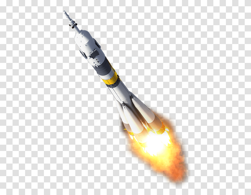 Download Rocket Fire Scalable Vector Graphics Rocket With Fire, Vehicle, Transportation, Missile, Bonfire Transparent Png