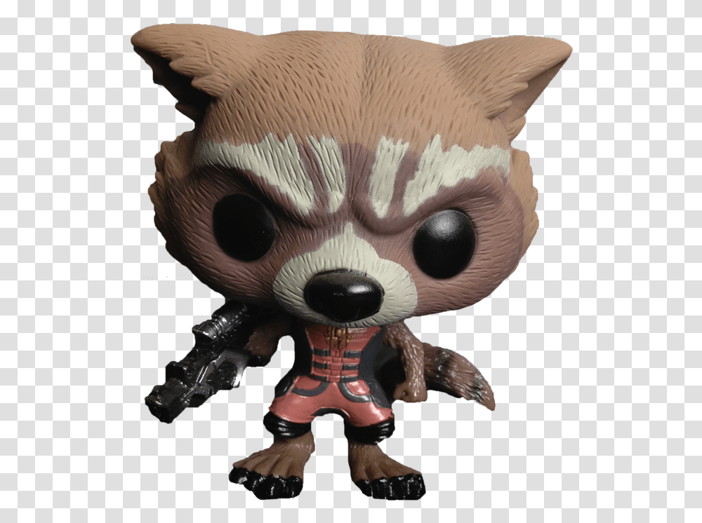Download Rocket Ravager Funko Pop Guardians Of The Galaxy Animal Figure, Toy, Plant, Figurine, Mammal Transparent Png
