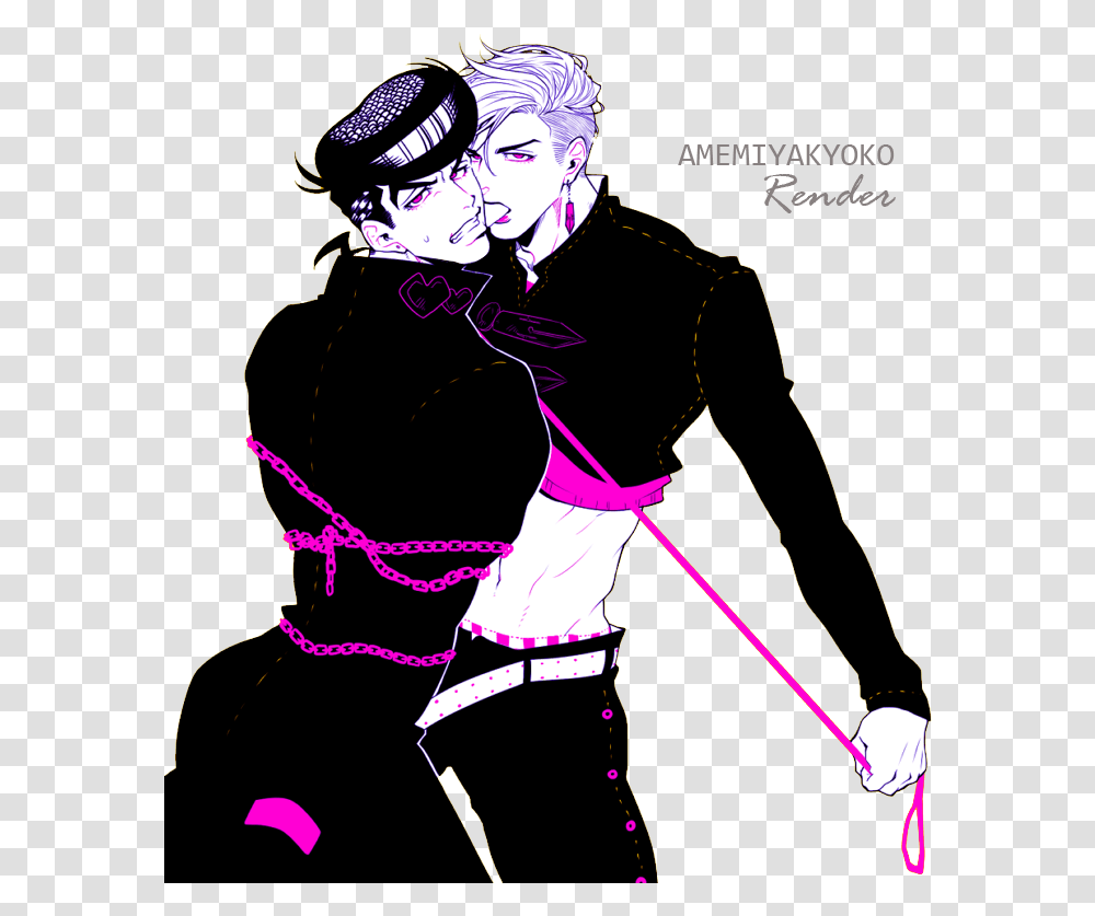 Download Rohan Josuke Josuke And Rohan Fanart, Person, Human, Comics, Book Transparent Png